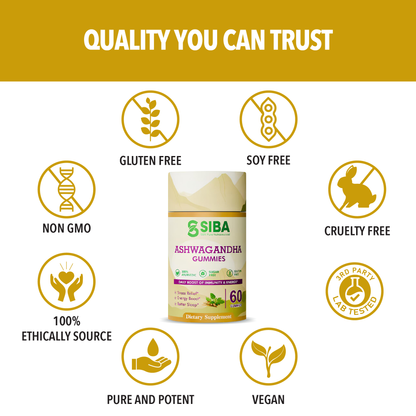 Ashwagandha Gummies by Siba Vitamins Store
