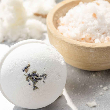 Bulk - 100 Natural Vegan Mix scents Bath Bombs - White by Lizush