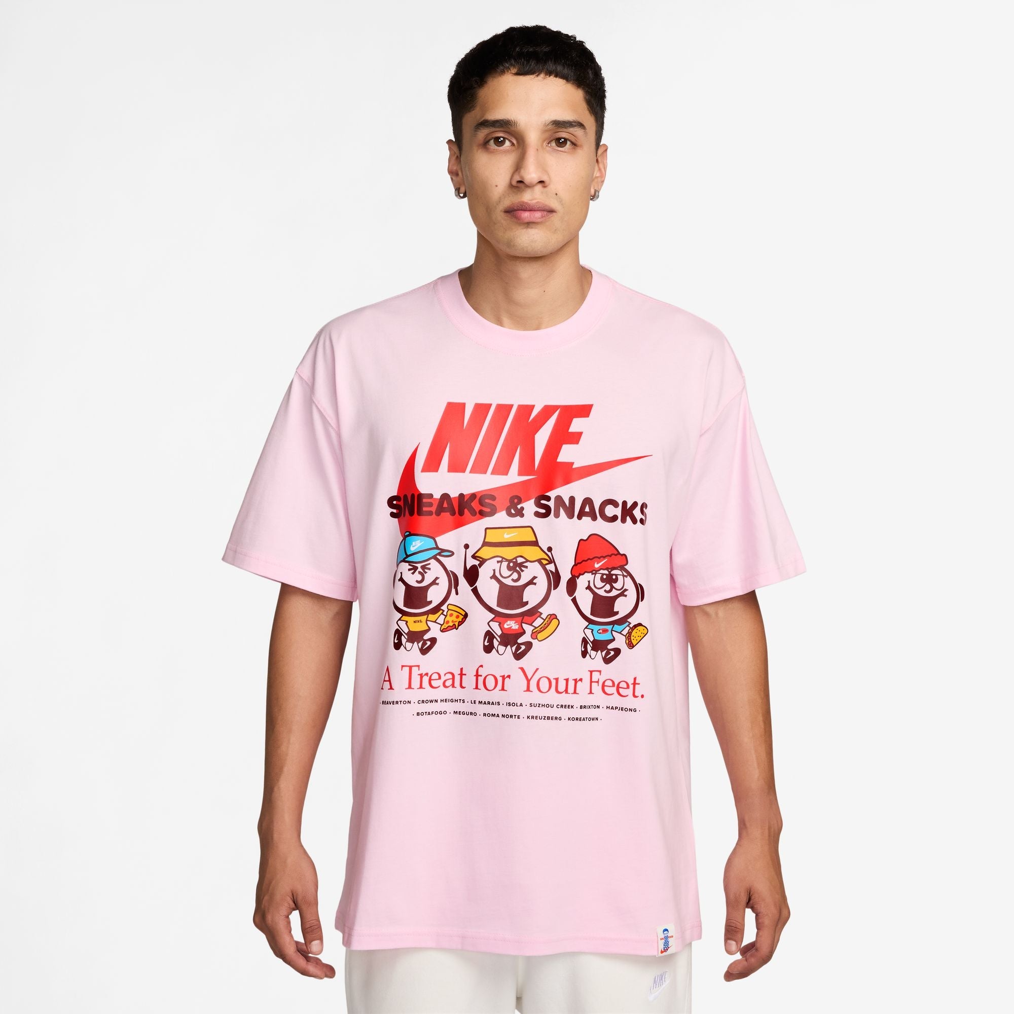 Nike Mens Sportswear Max90 Tee - Pink Foam by Denim Exchange