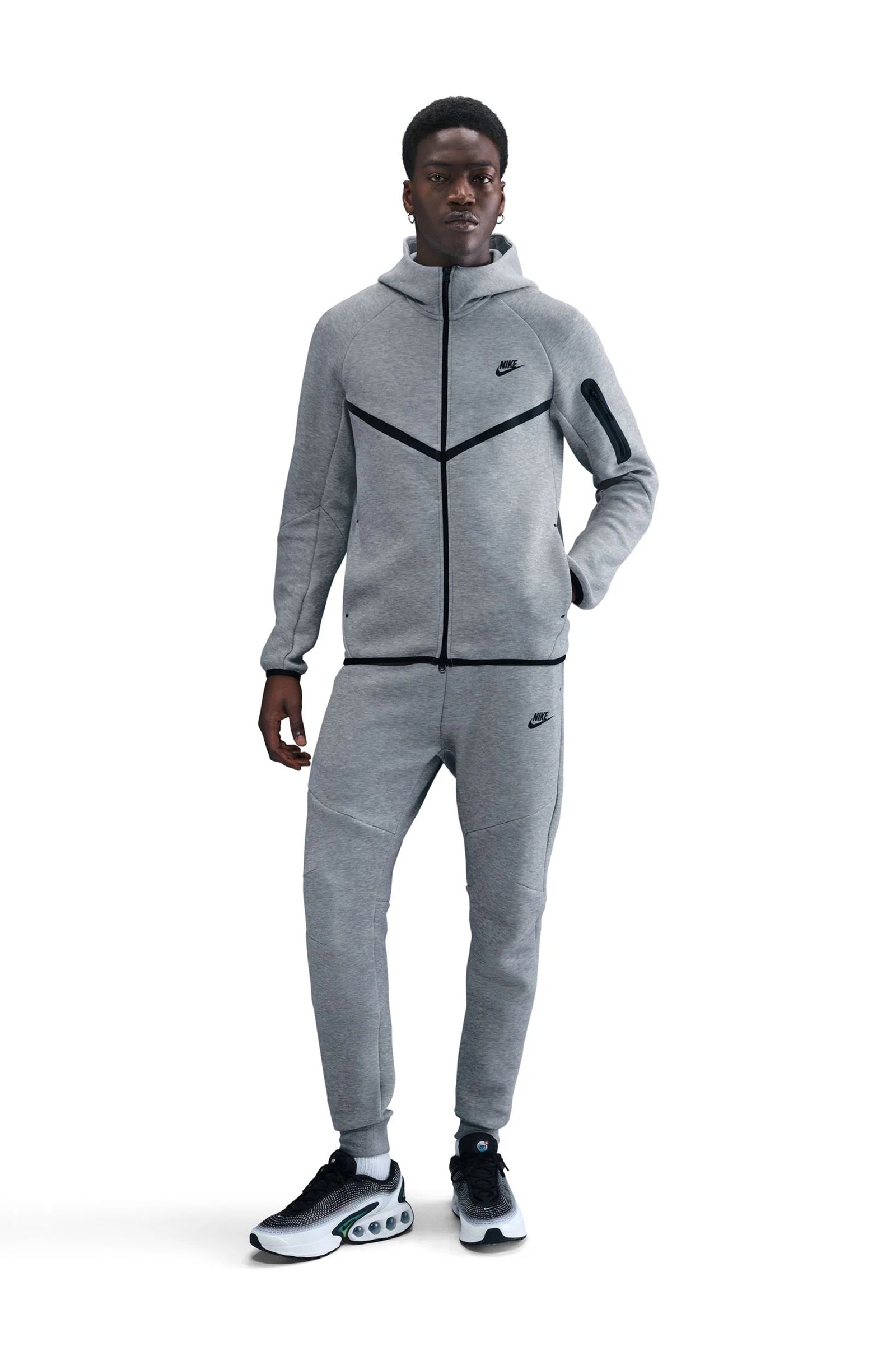 Nike Mens Tech Fleece Joggers - Heather Grey by Denim Exchange
