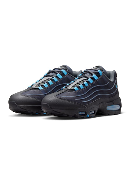 Nike Mens Air Max 95 Tech - Black/University Blue by Denim Exchange