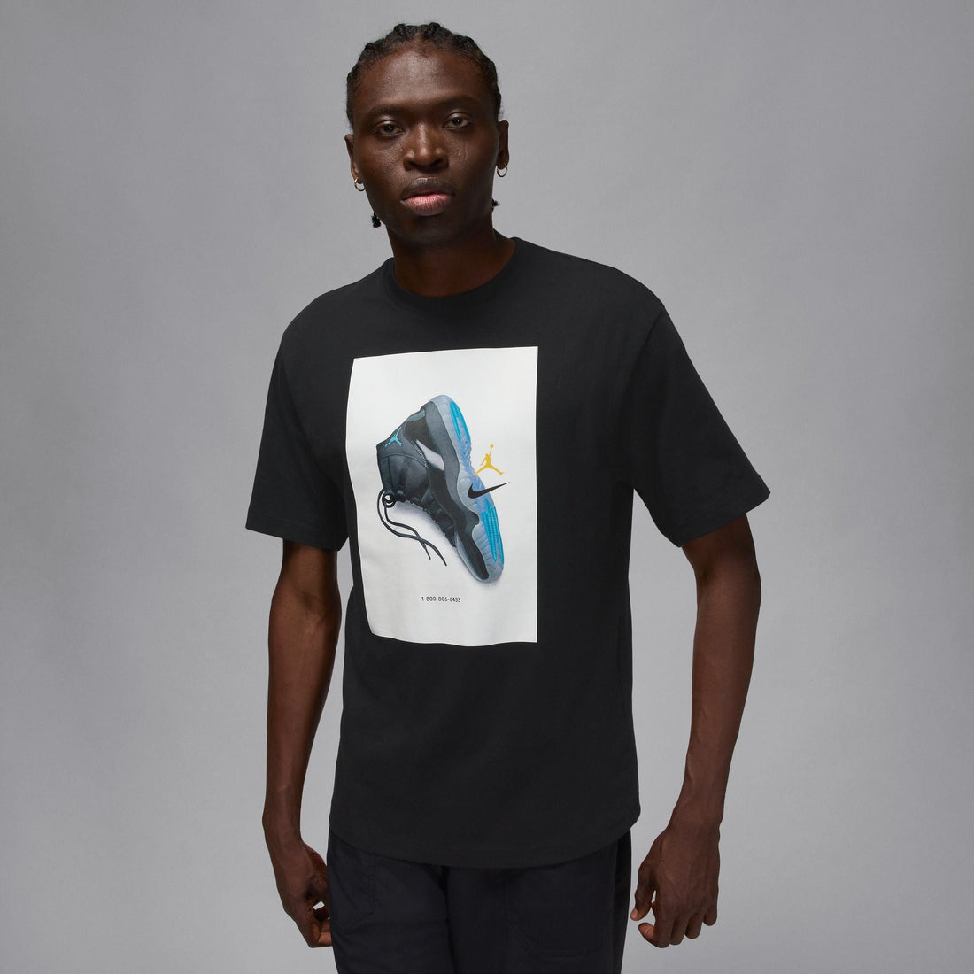 Air Jordan Mens Gamma Tee - Black by Denim Exchange