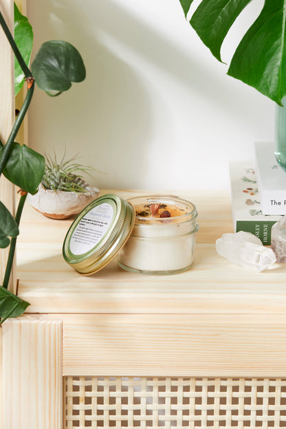 Abundance Candle / Ritual Candle / Intention Candle / Hand Poured Candle / Soy Wax Candle/ Butter Me Up Organics / Good Luck Candle / Money by Butter Me Up Organics
