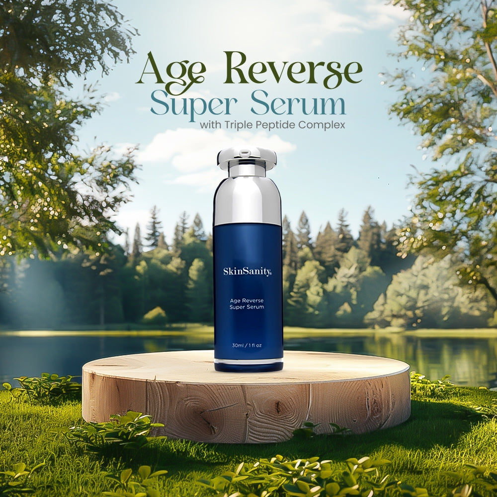 SkinSanity® Age Reverse Super Serum with Triple Peptides 1 fl oz by Best Clean Beauty
