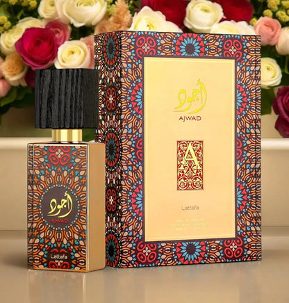 Ajwad By Lattafa For Unisex 2.0oz EDP Spray by perfumesandrea