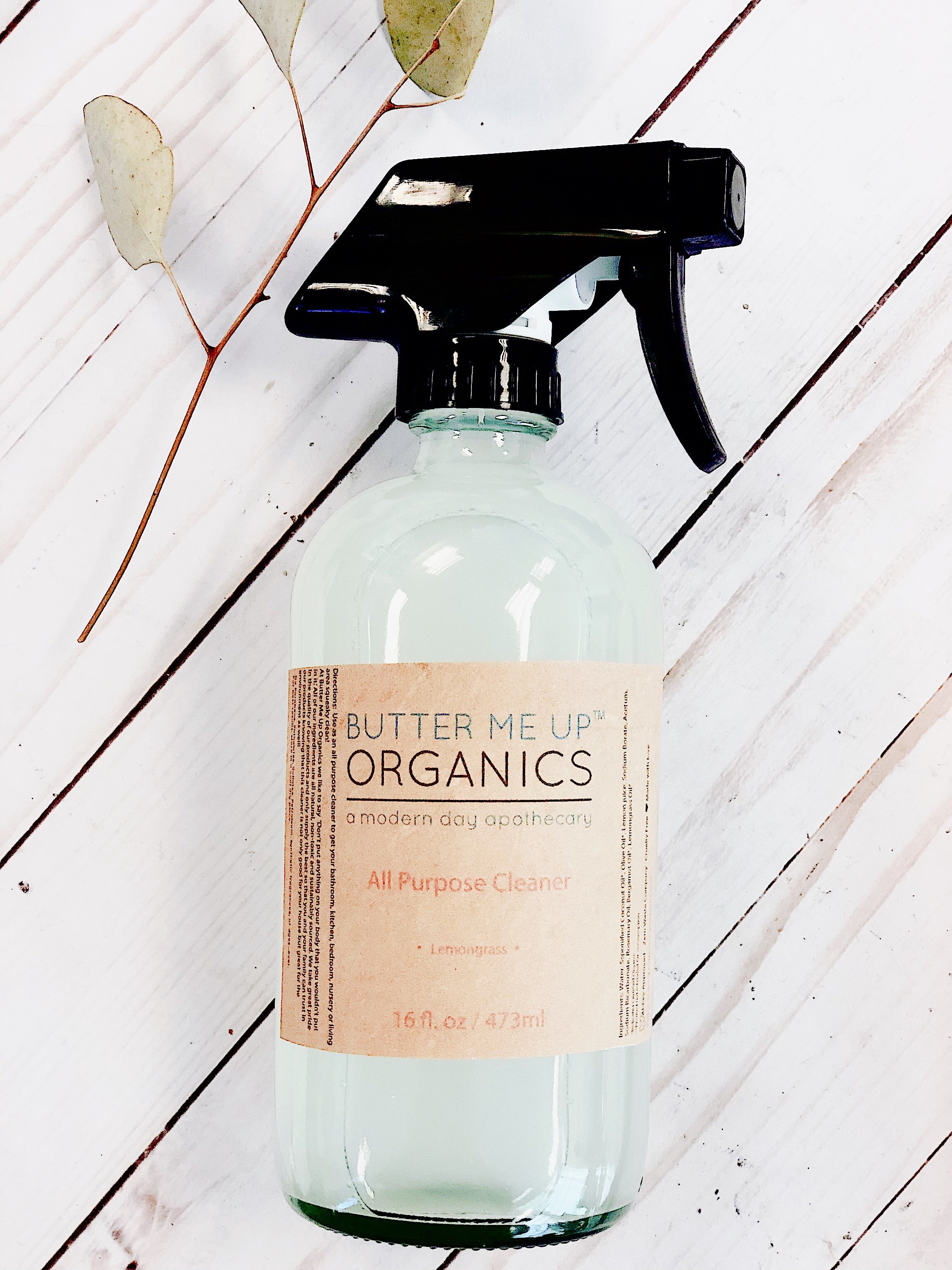 Natural All Purpose Cleaner Organic by Butter Me Up Organics