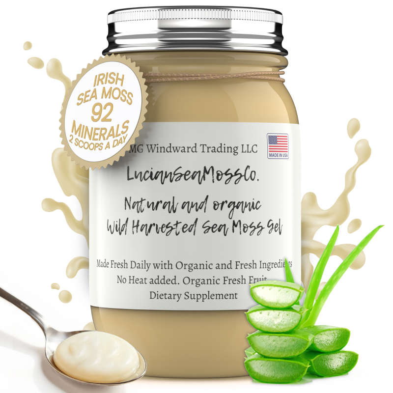 Aloe Vera Infused Organic Sea Moss Gel by Seamoss Global