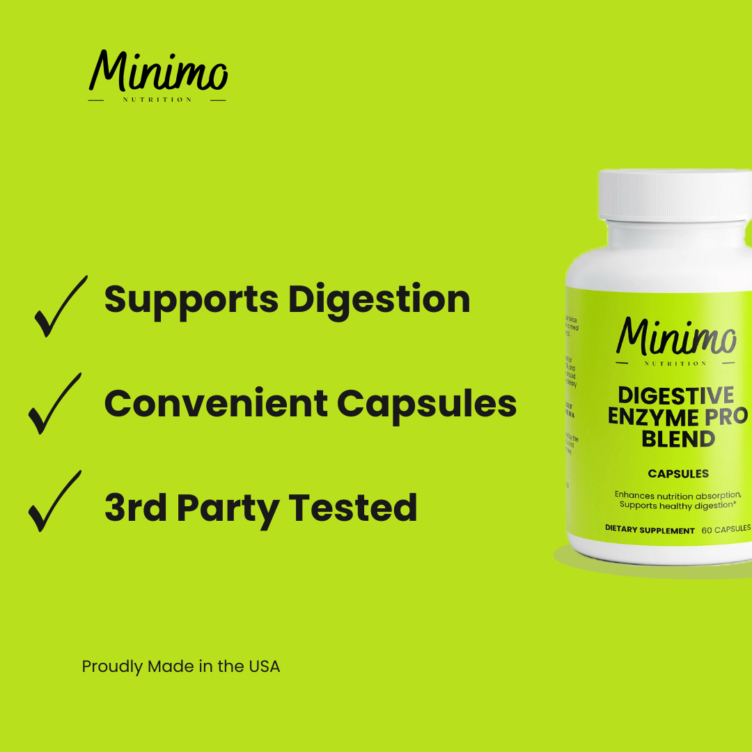 Digestive Enzyme Pro Blend, 60 ct. by Minimo Nutrition