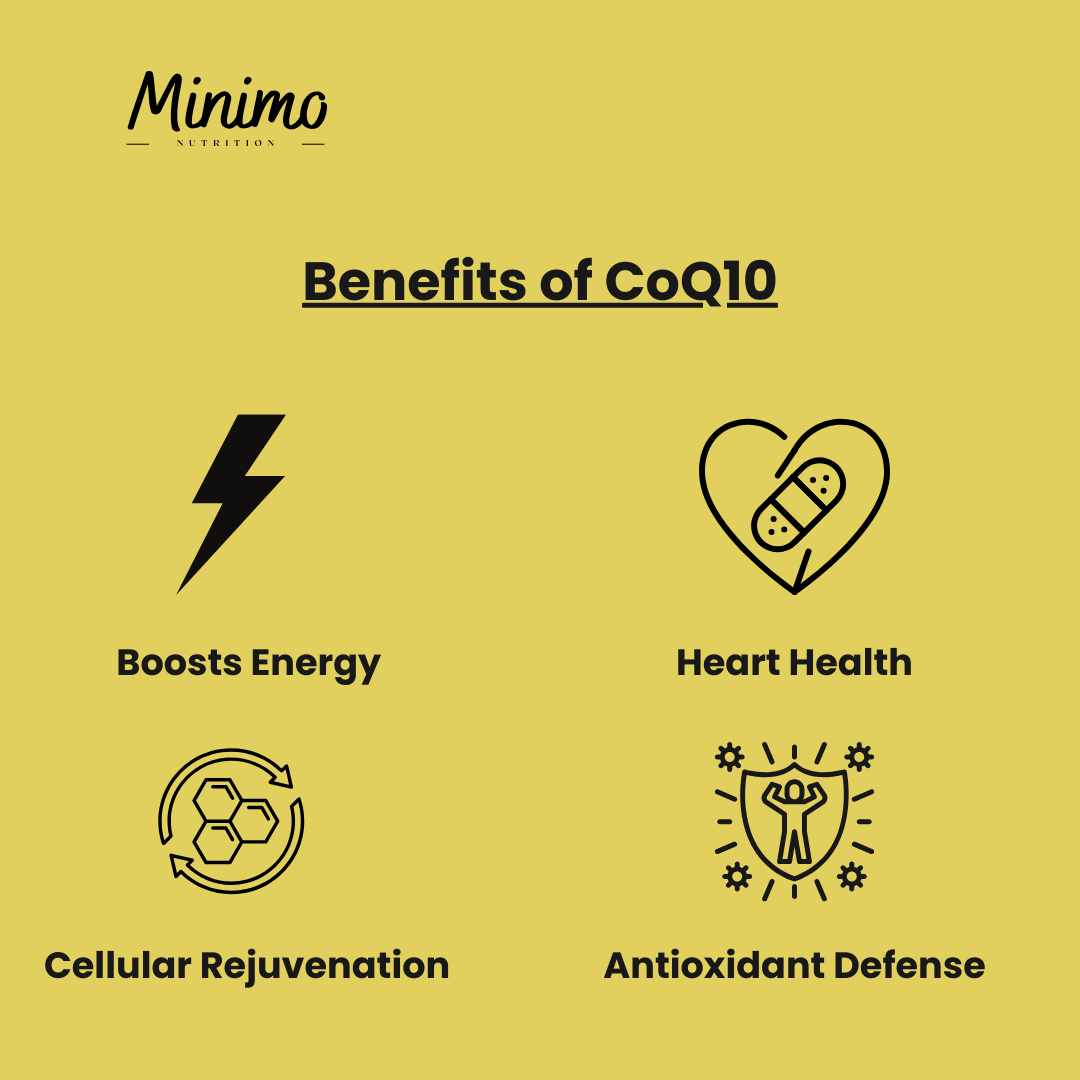 CoQ10 Ubiquinone, 30 ct. by Minimo Nutrition