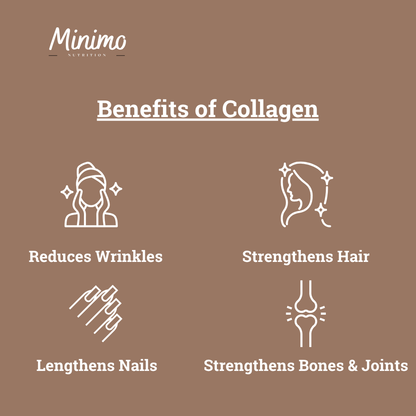 Grass-Fed Collagen Peptides Powder (Chocolate), 13.3 oz. by Minimo Nutrition