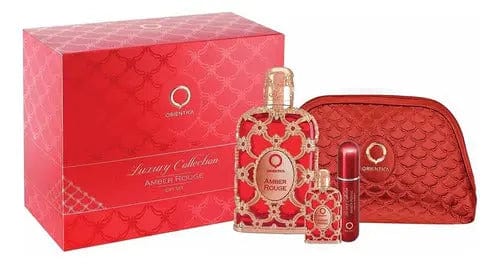 Amber Rouge By Orientica Unisex (4pc Gift Set) by perfumesandrea