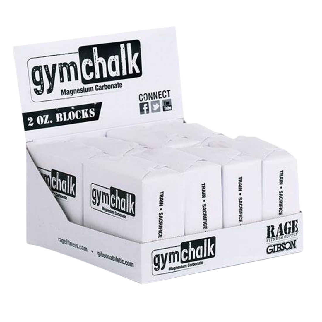 Premium Magnesium Block Chalk – Lab‑tested. Rugged. Ready for real workouts. by Rage Fitness