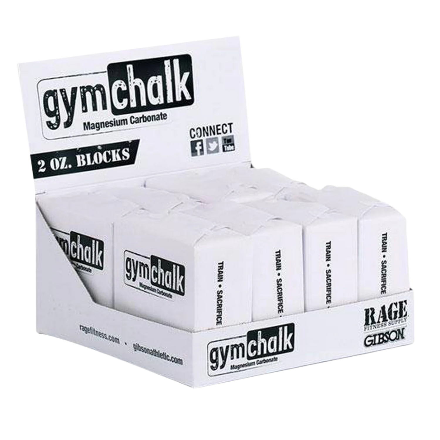 Premium Magnesium Block Chalk – Lab‑tested. Rugged. Ready for real workouts. by Rage Fitness