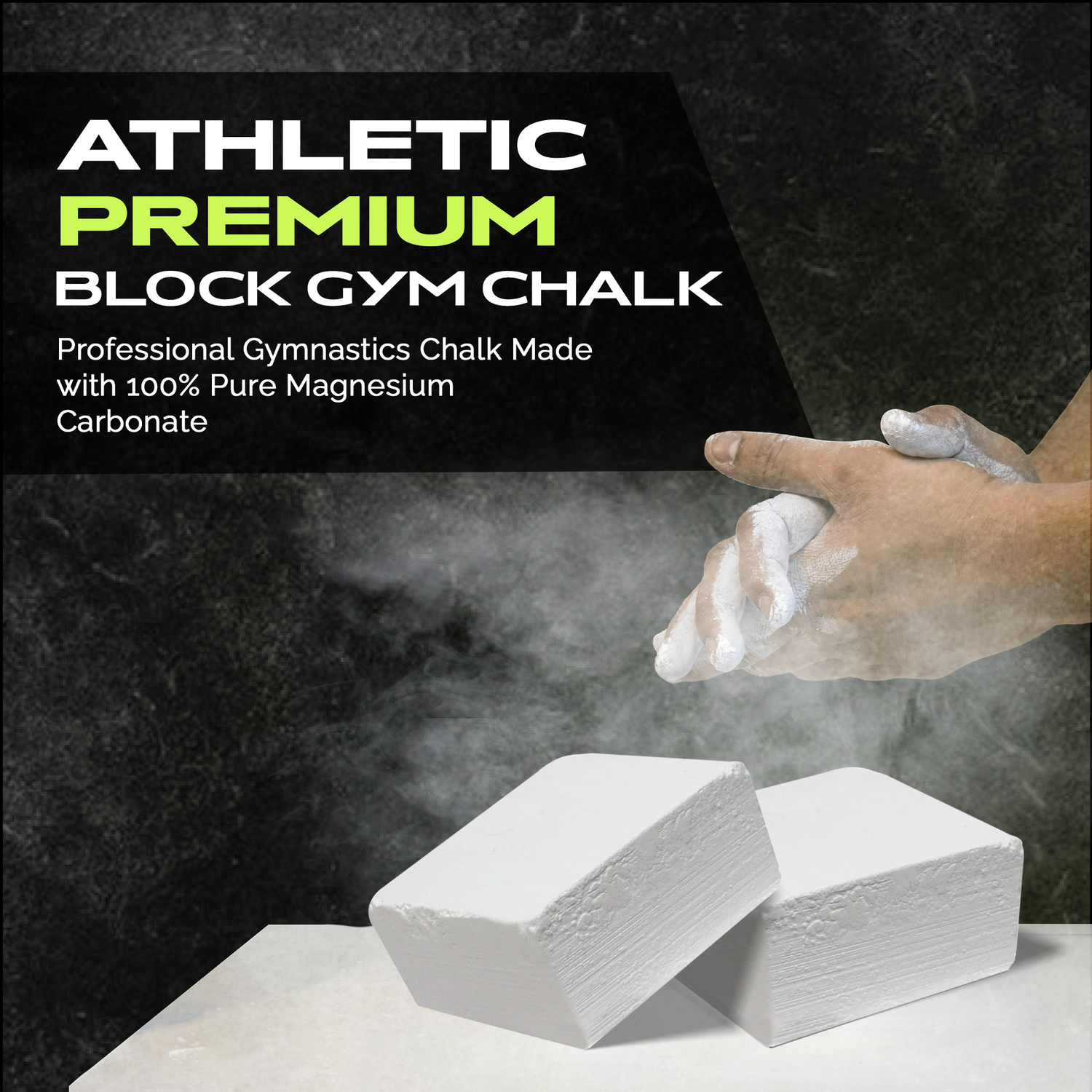Premium Magnesium Block Chalk – Lab‑tested. Rugged. Ready for real workouts. by Rage Fitness