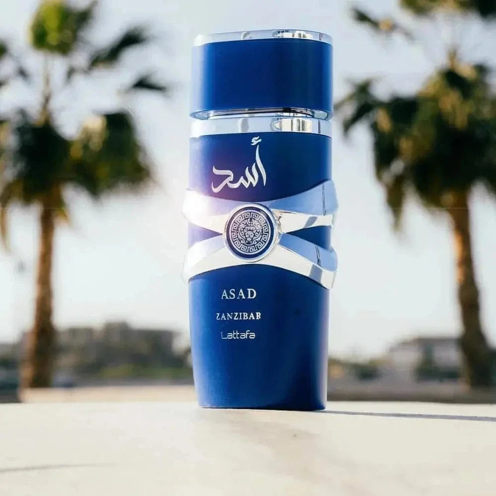 Asad Zanzibar By Lattafa For Men 3.4 oz EDP Spray by perfumesandrea