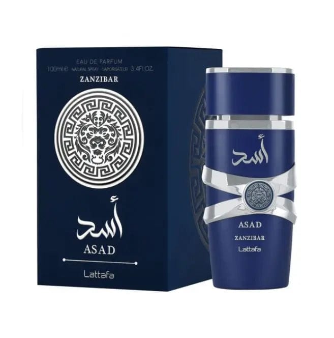 Asad Zanzibar By Lattafa For Men 3.4 oz EDP Spray by perfumesandrea