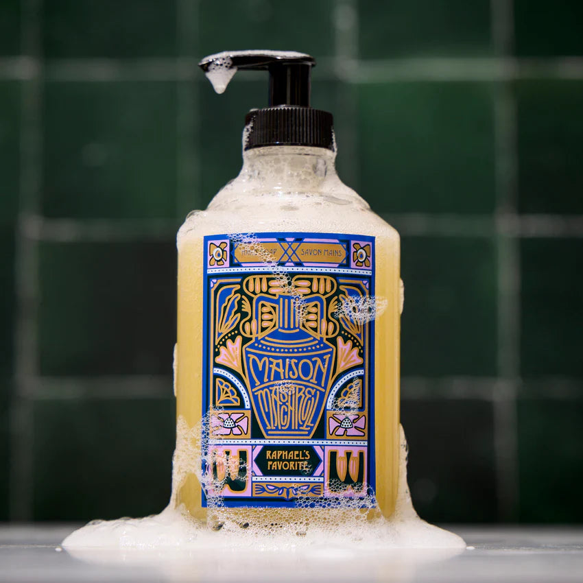 Maison Mascarell Hand Soap Starter Kit Dispenser &amp; Soap Refill - Imperfect Container by This is Beauty US