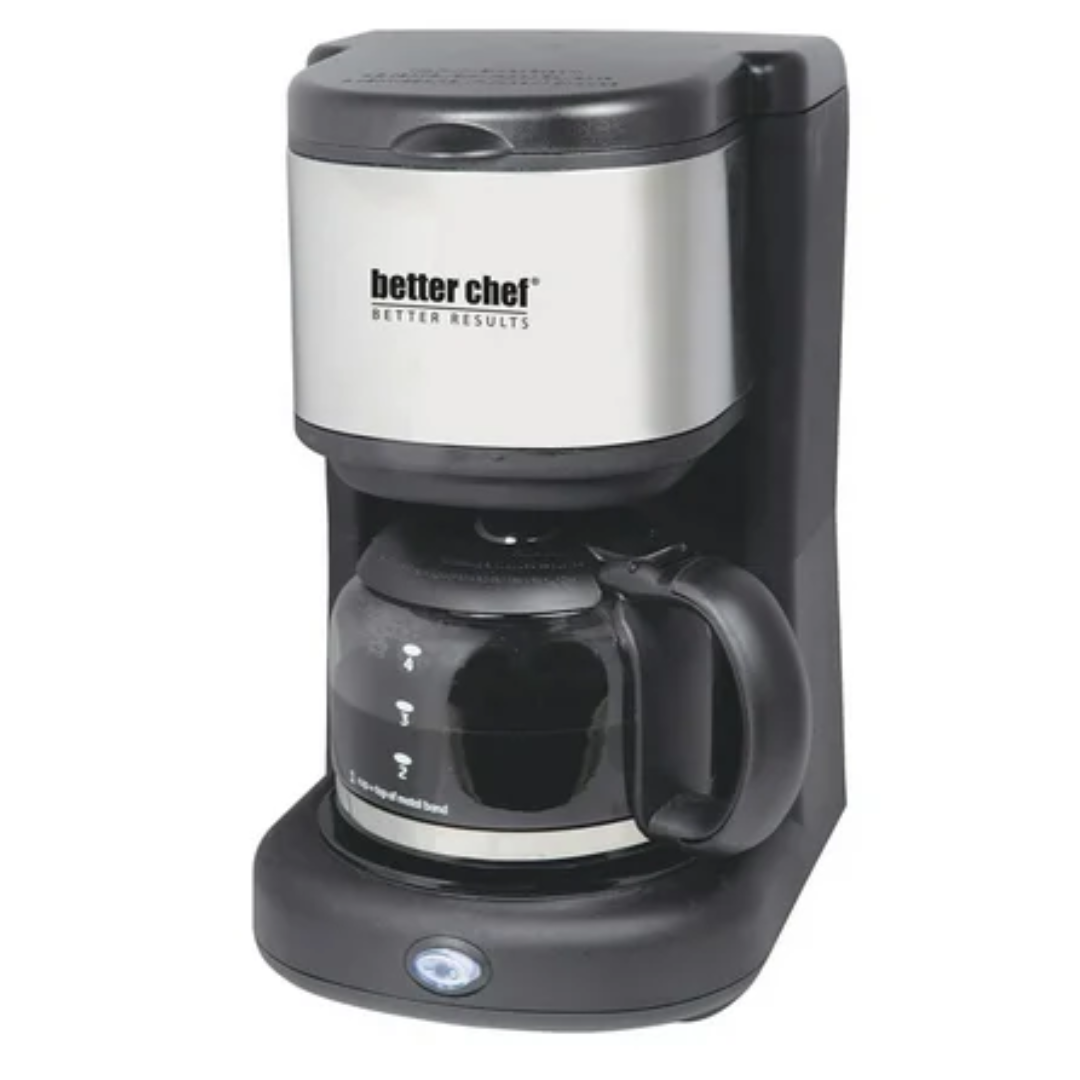 BETTER CHEF 4-Cup Coffee Maker (4 Tazas) by Farmacias Savia