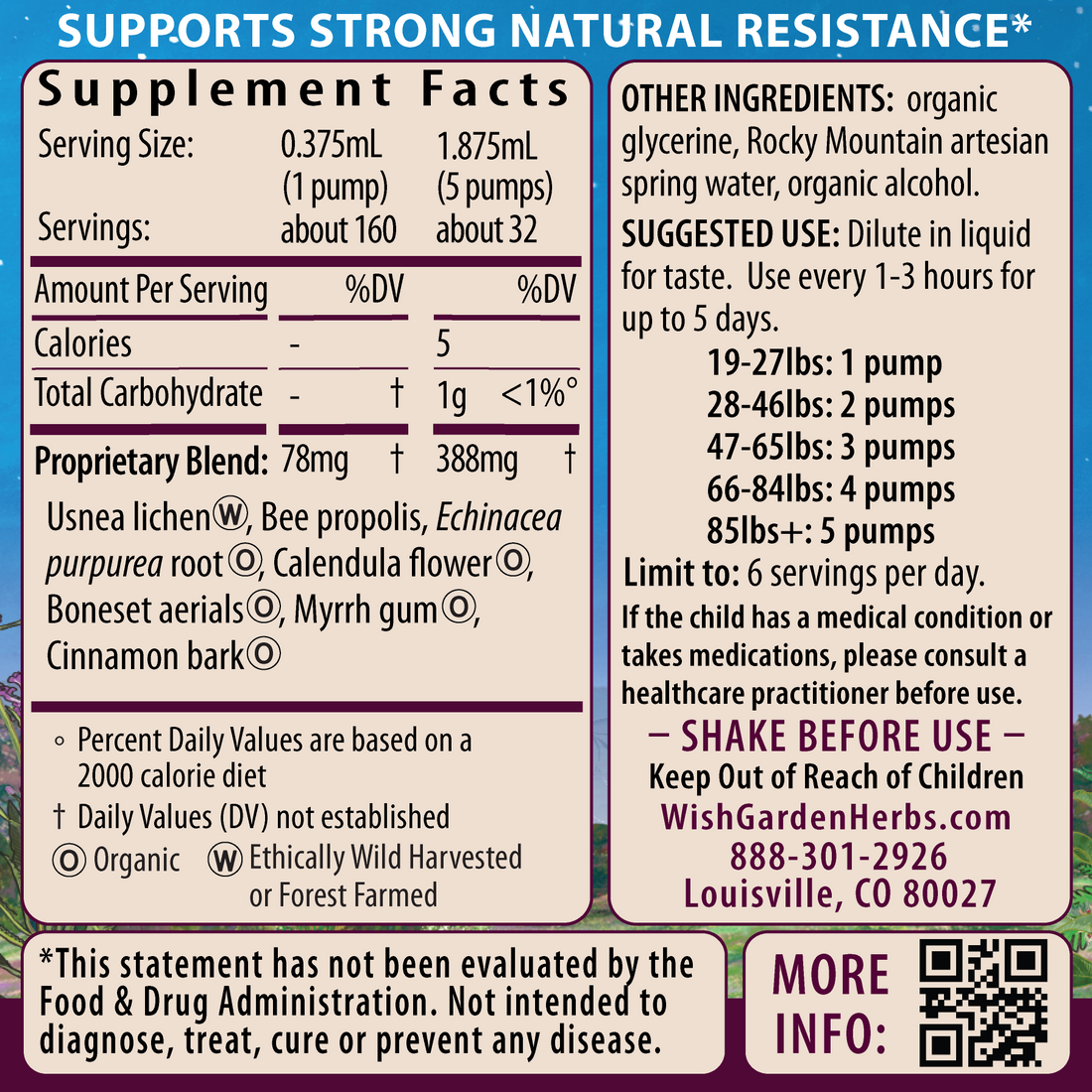 Kick-It Biotic, Immune Hero For Kids by WishGarden Herbs