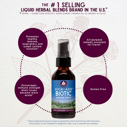 Kick-Ass Biotic, Immune Force by WishGarden Herbs