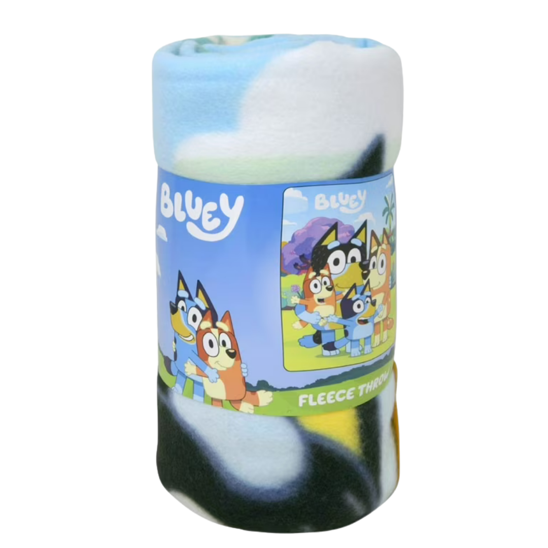 Bluey Fleece Throw Blanket (45″×60″) by Farmacias Savia