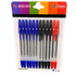 Bolígrafos Memoris Forever (12 piezas, azul, negro y rojo) by Farmacias Savia