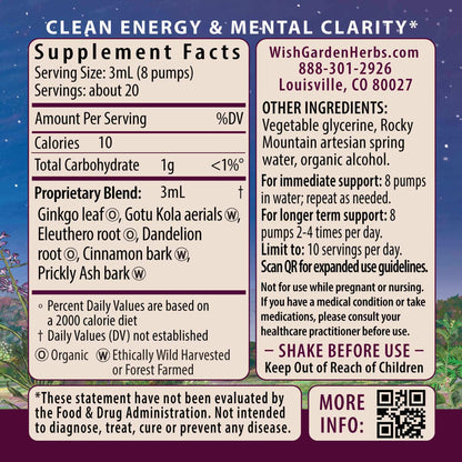 Genius Juice, Cognitive Aid by WishGarden Herbs
