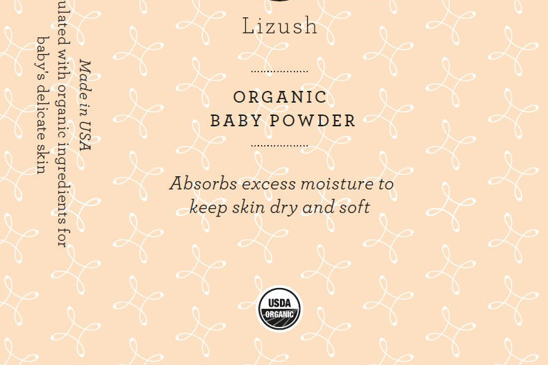 ORGANIC BABY POWDER - Talc Free by Lizush
