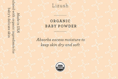 ORGANIC BABY POWDER - Talc Free by Lizush