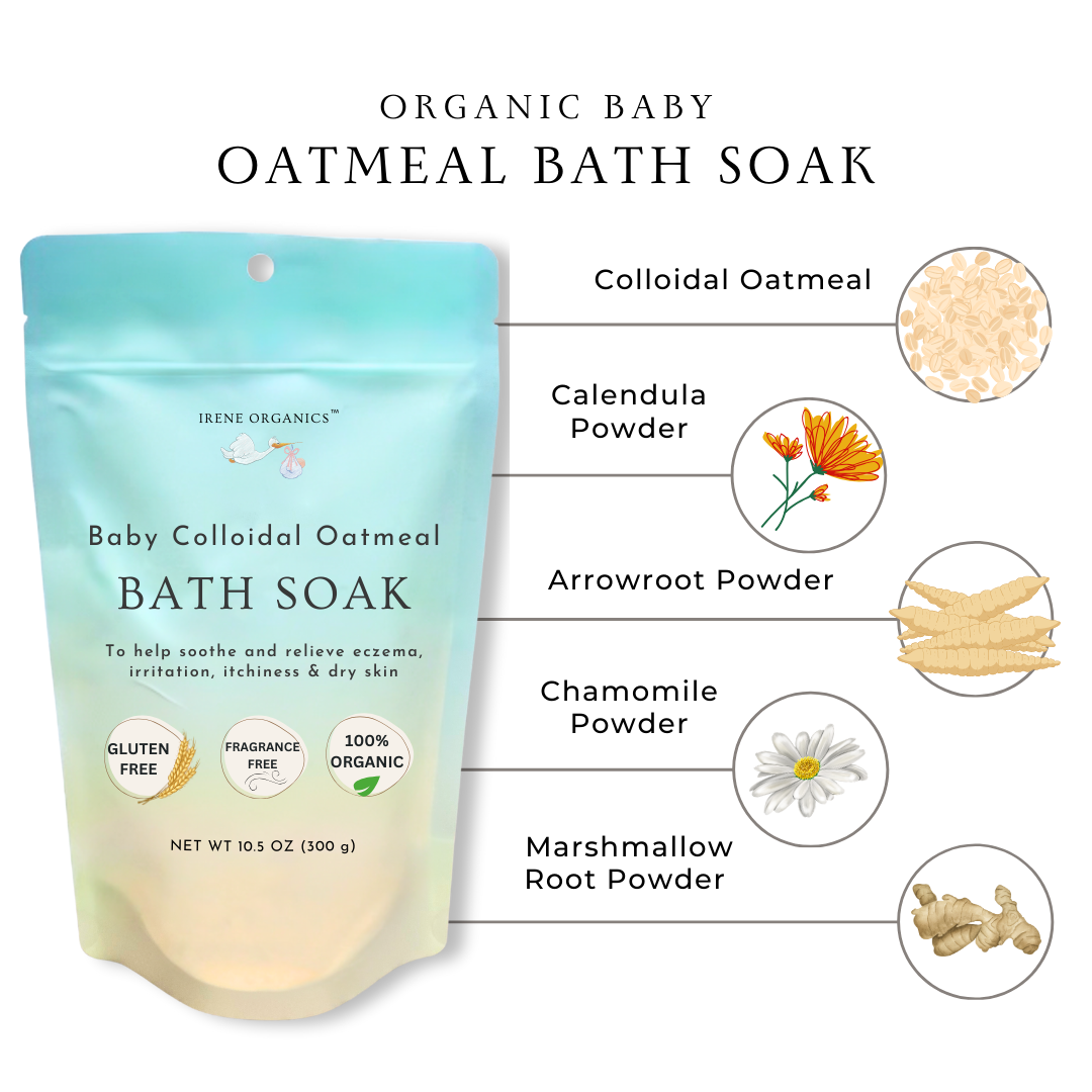 Baby Colloidal Oatmeal Bath Soak by Irene Organics