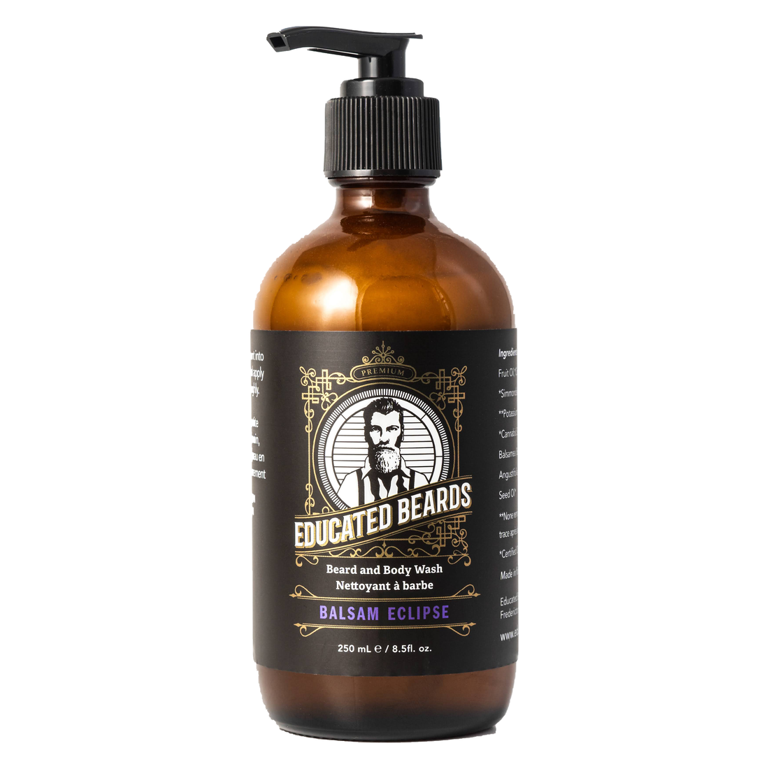 Educated Beards Balsam Eclipse Beard &amp; Body Wash 250ml by Pasteur Pharmacy