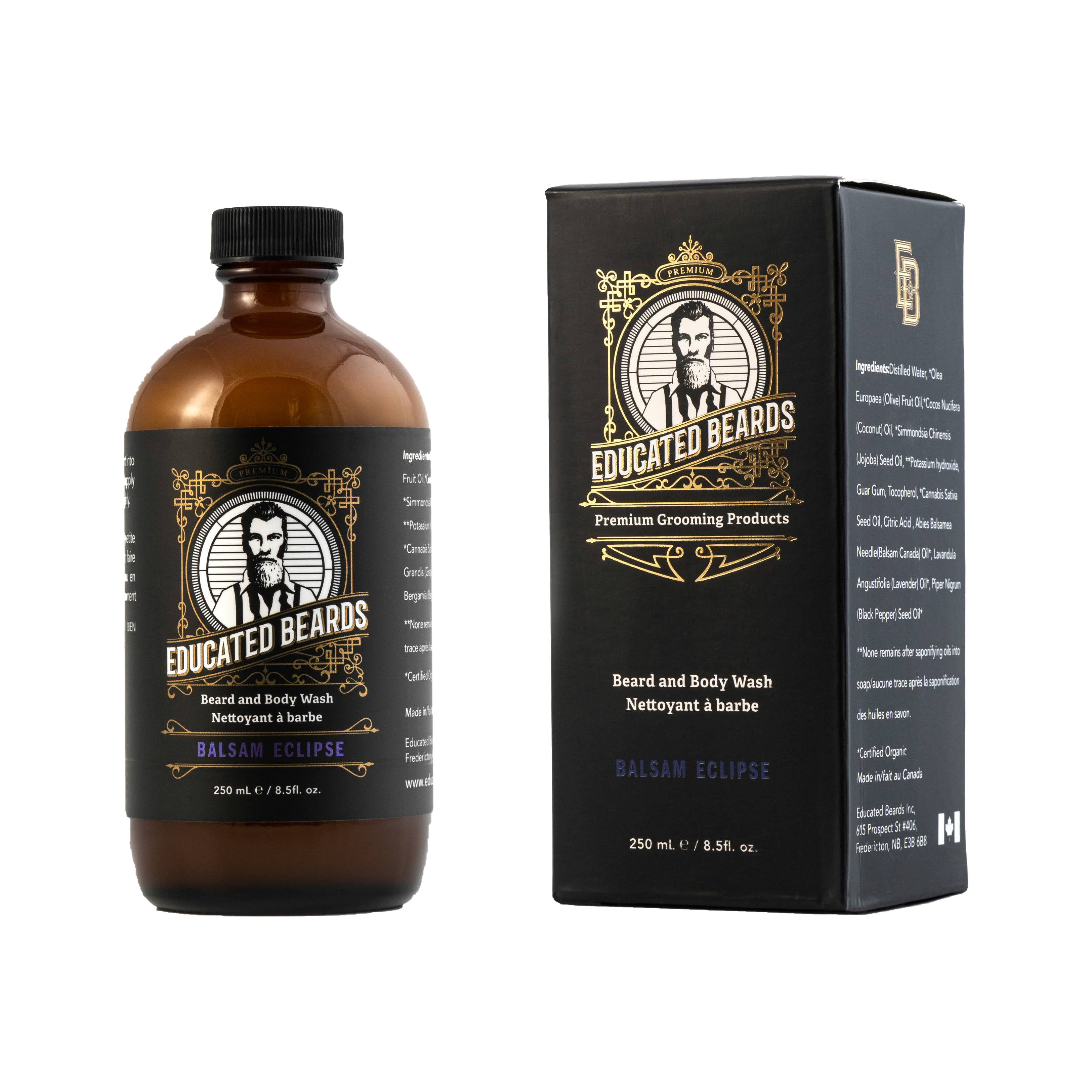 Educated Beards Balsam Eclipse Beard &amp; Body Wash 250ml by Pasteur Pharmacy