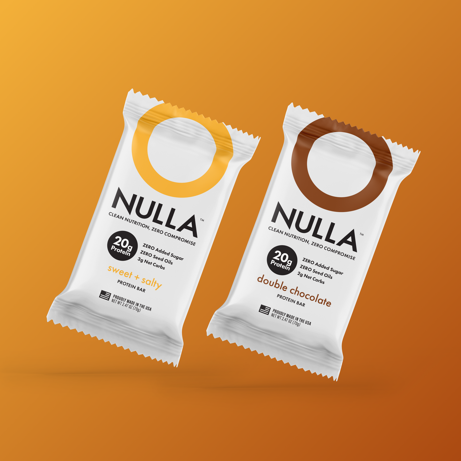 CleanForm Nutrition Nulla Protein Bar - 2 Flavors - Box of 12 by CleanForm Nutrition