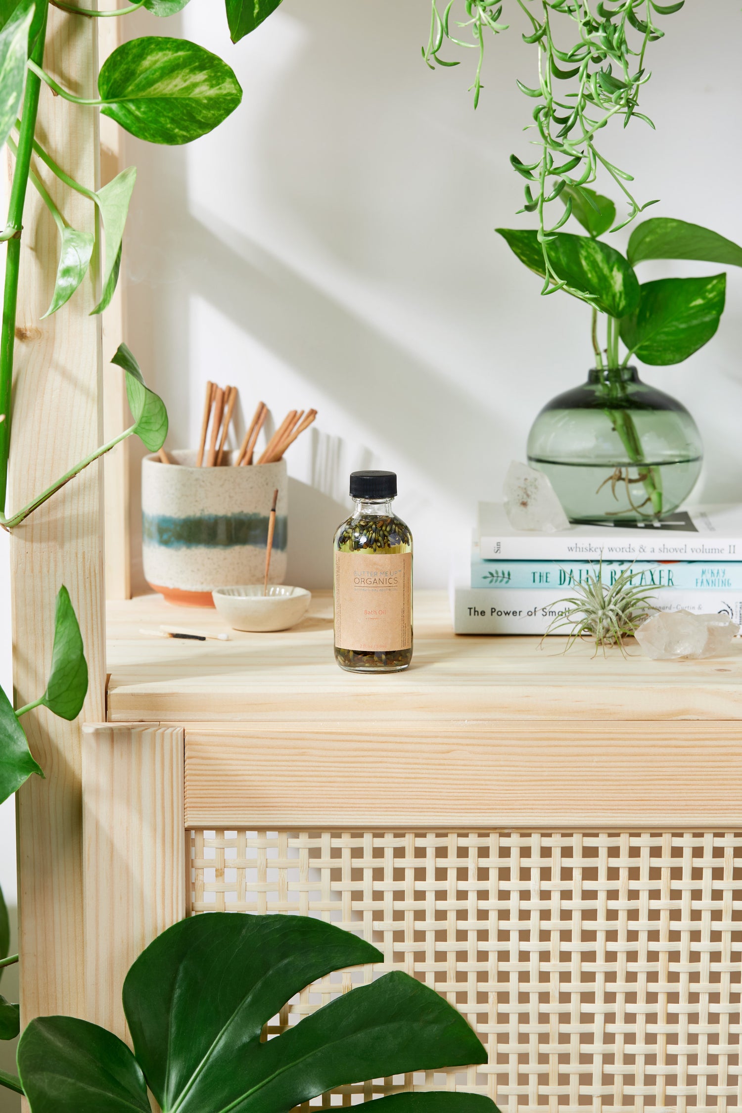 Bath Oil Healing and Relaxing Lavender by Butter Me Up Organics