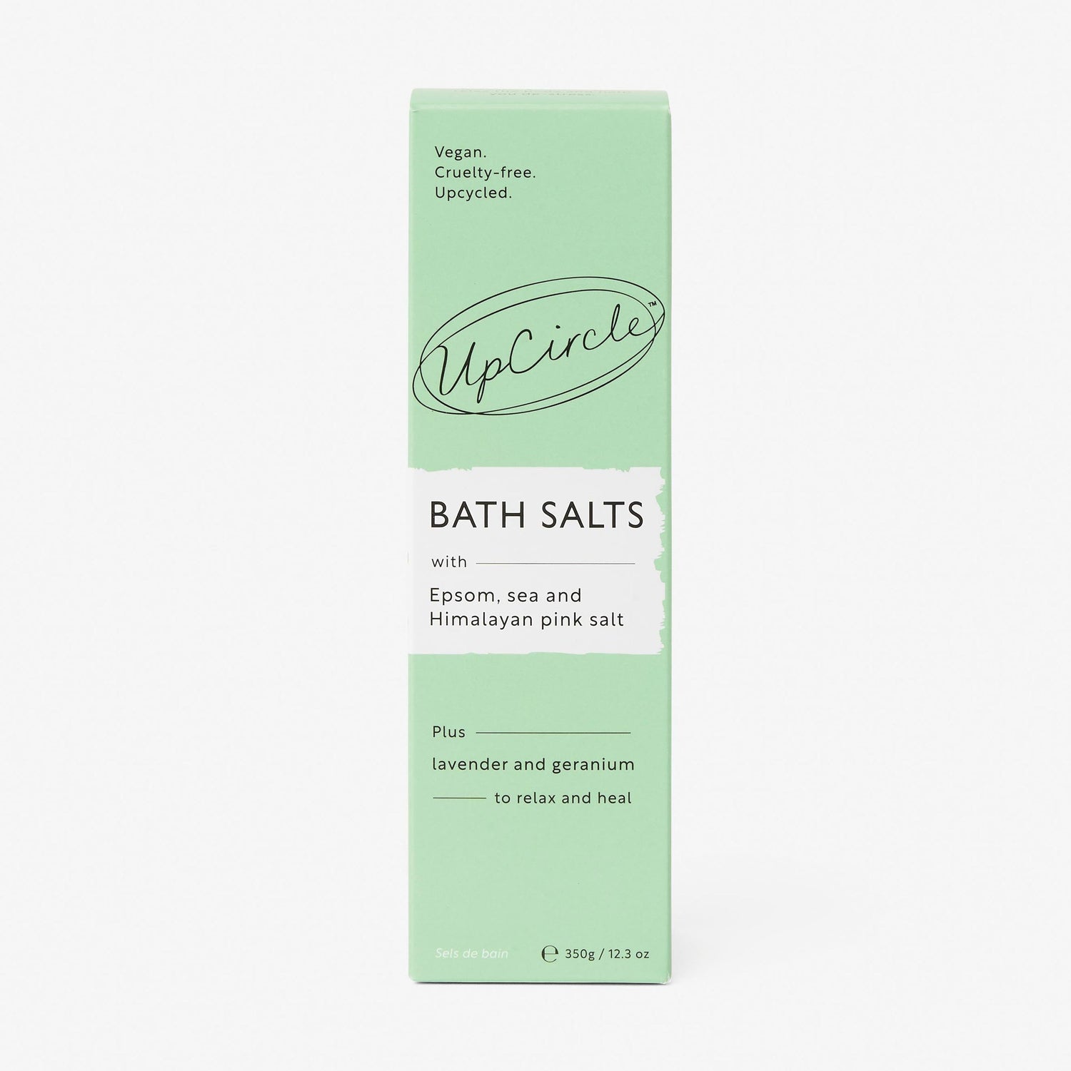 Bath Salts with Epsom, Sea and Himalayan Pink Salt by UpCircle