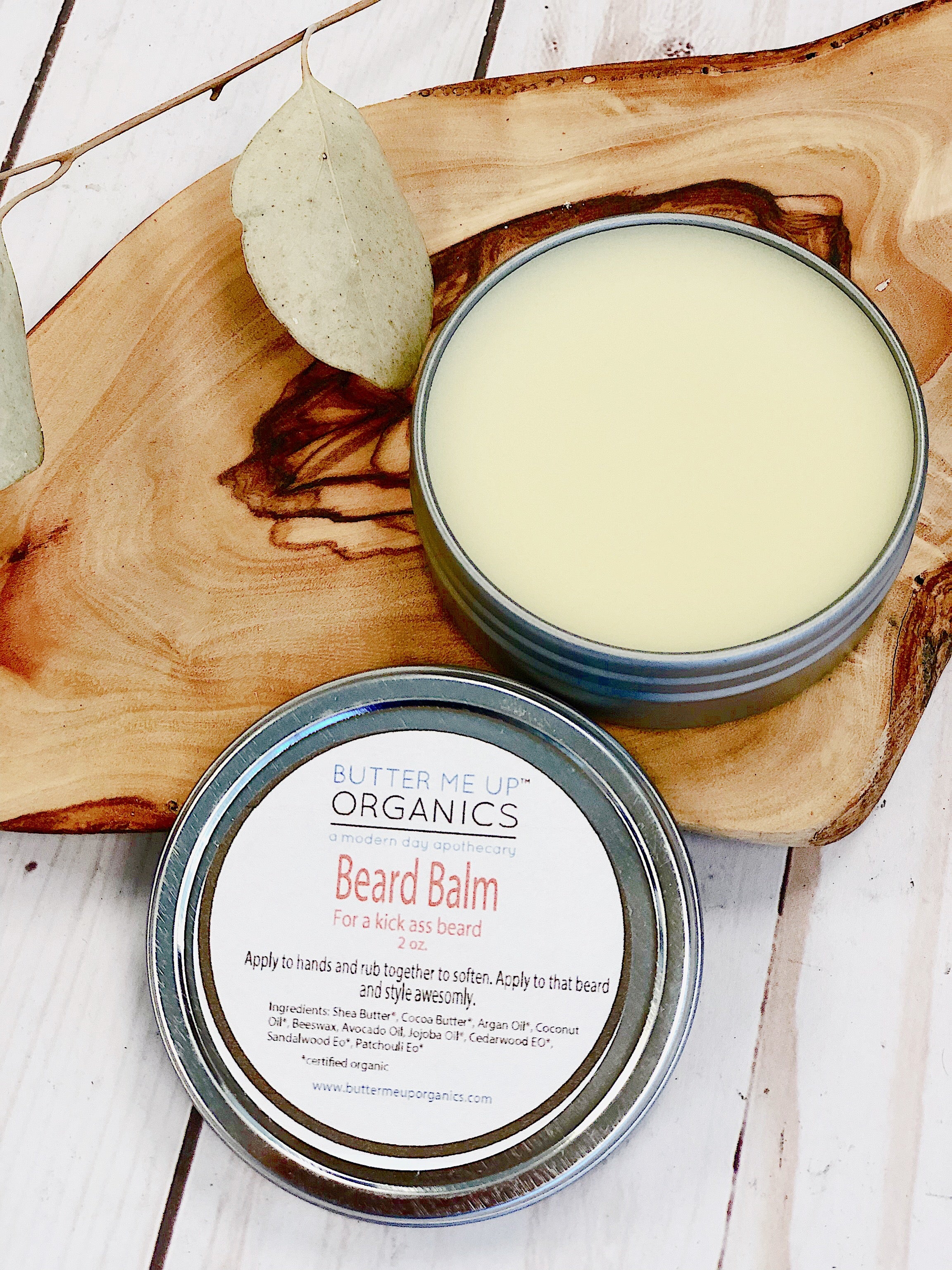 Organic Beard Balm / Beard Balm / Organic Grooming / by Butter Me Up Organics