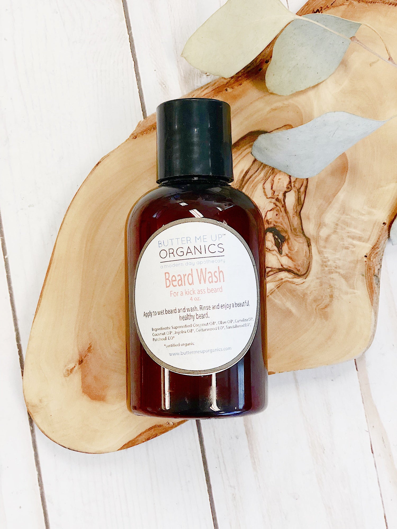 Organic Beard Wash / Beard Wash / Organic Beard / Beard Care / Shaving / by Butter Me Up Organics