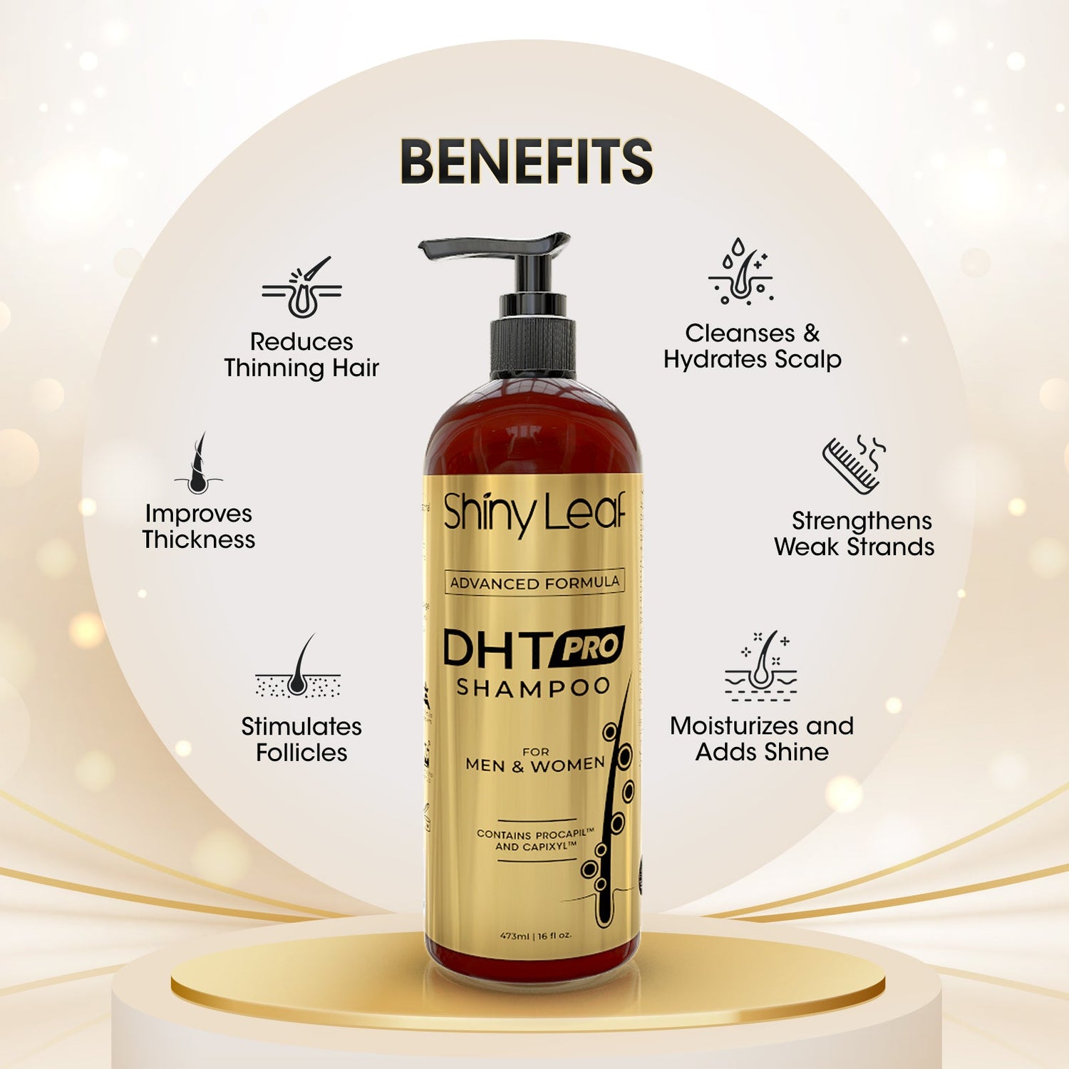 DHT Blocker Shampoo &amp; Conditioner Bundle by Shiny Leaf