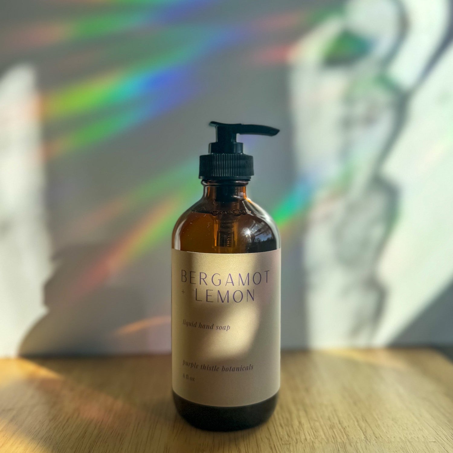 Bergamot + Lemon Liquid Hand Soap by Purple Thistle Botanicals