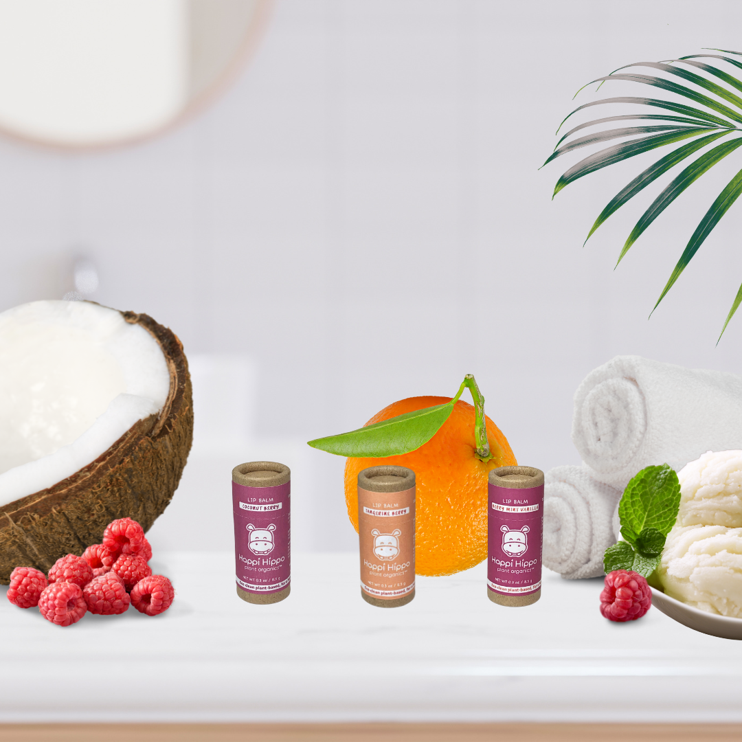 Vegan Lip Balm Trios by Hippotanicals