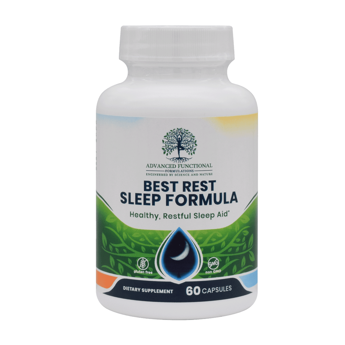 Best-Rest Sleep Formula 60ct. (all natural superior sleep aid) by Advanced Functional Medicine Supplements
