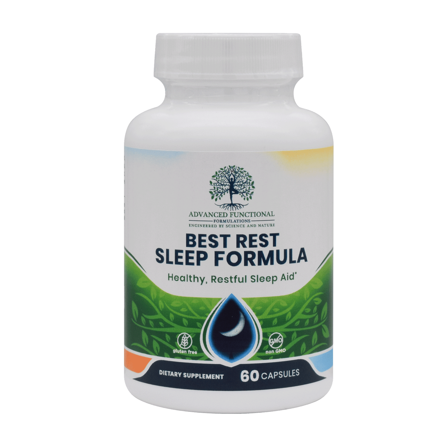 Best-Rest Sleep Formula 60ct. (all natural superior sleep aid) by Advanced Functional Medicine Supplements