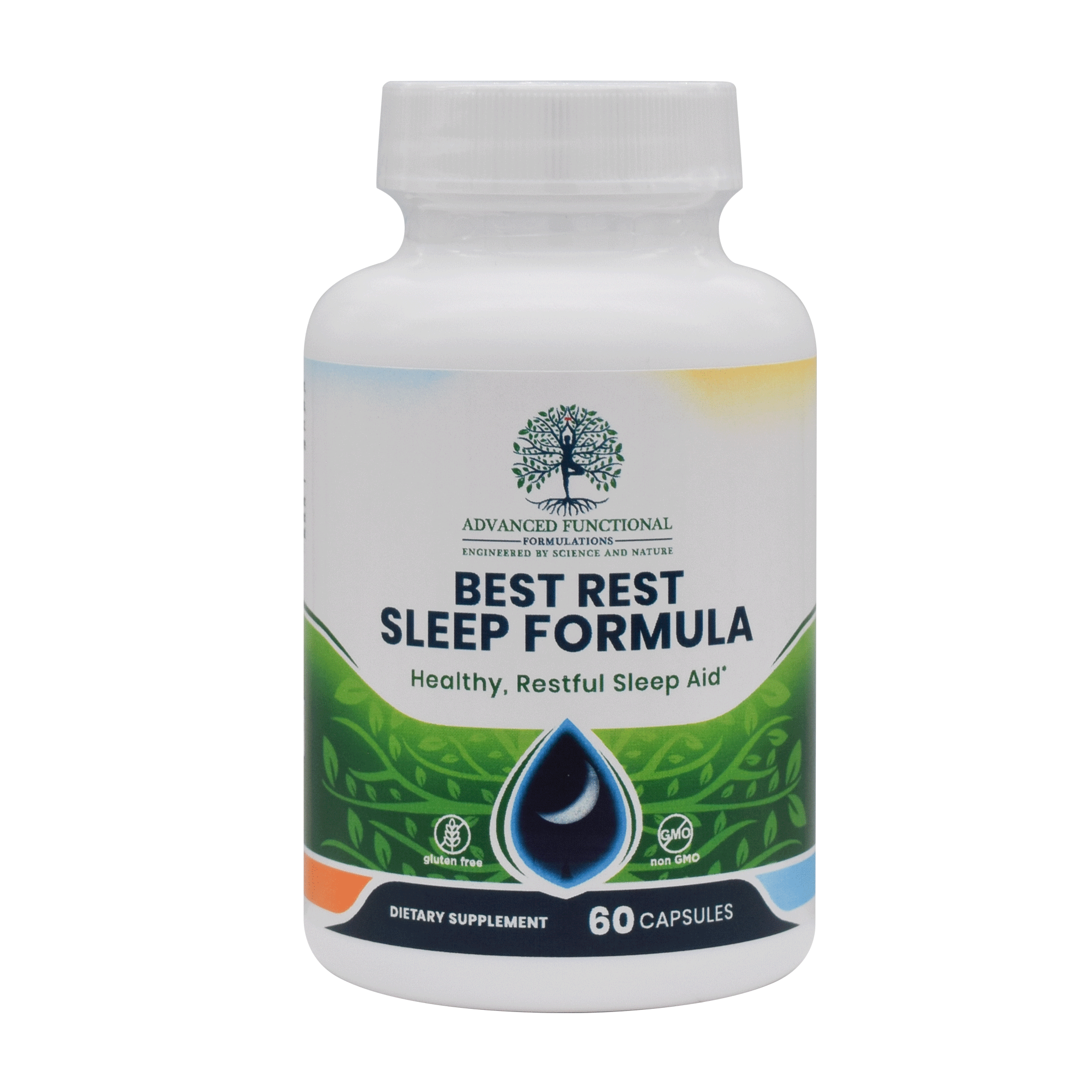 Best-Rest Sleep Formula 60ct. (all natural superior sleep aid) by Advanced Functional Medicine Supplements