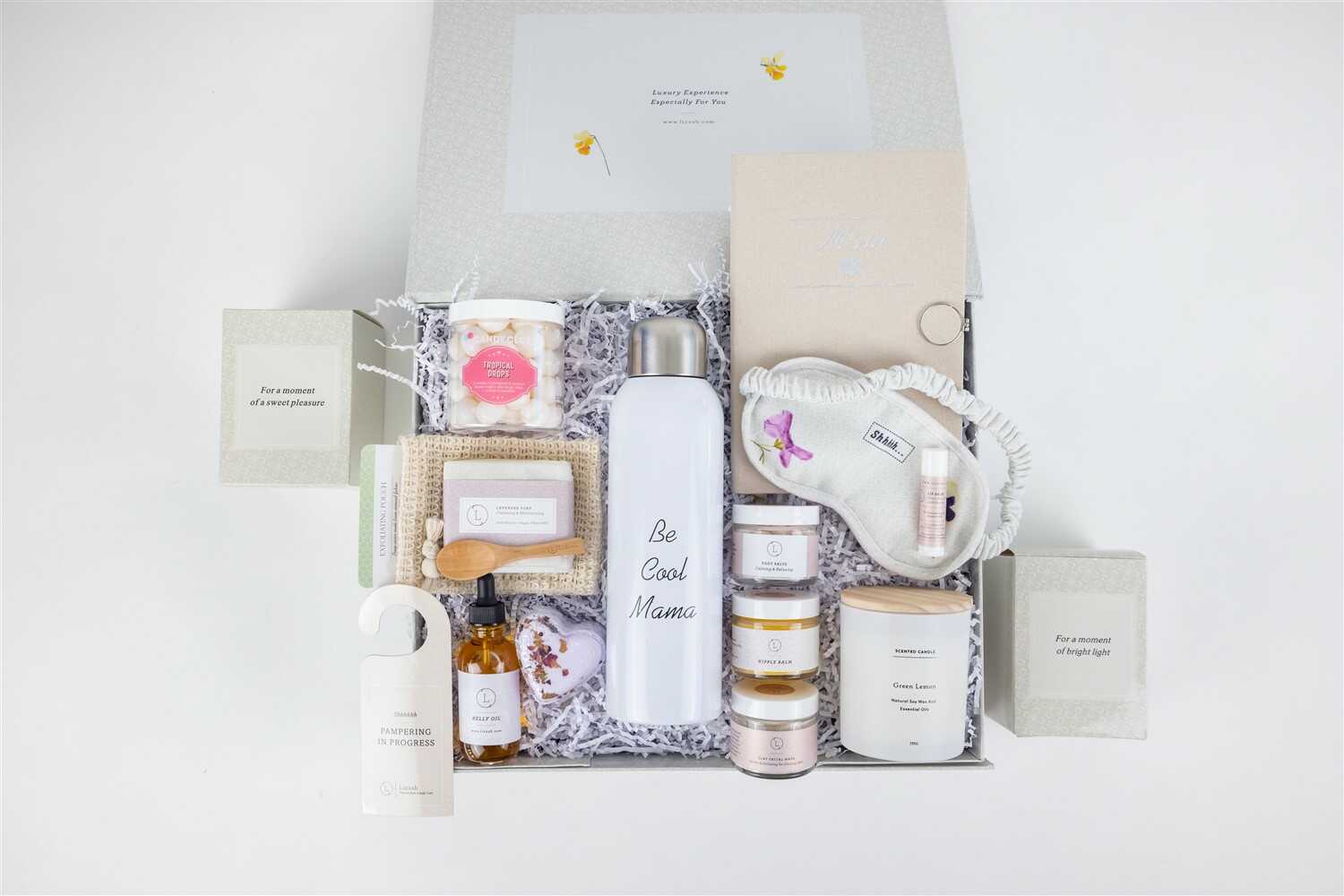 New Mom Gift, Pampering Natural Skincare gift for New Mom by Lizush