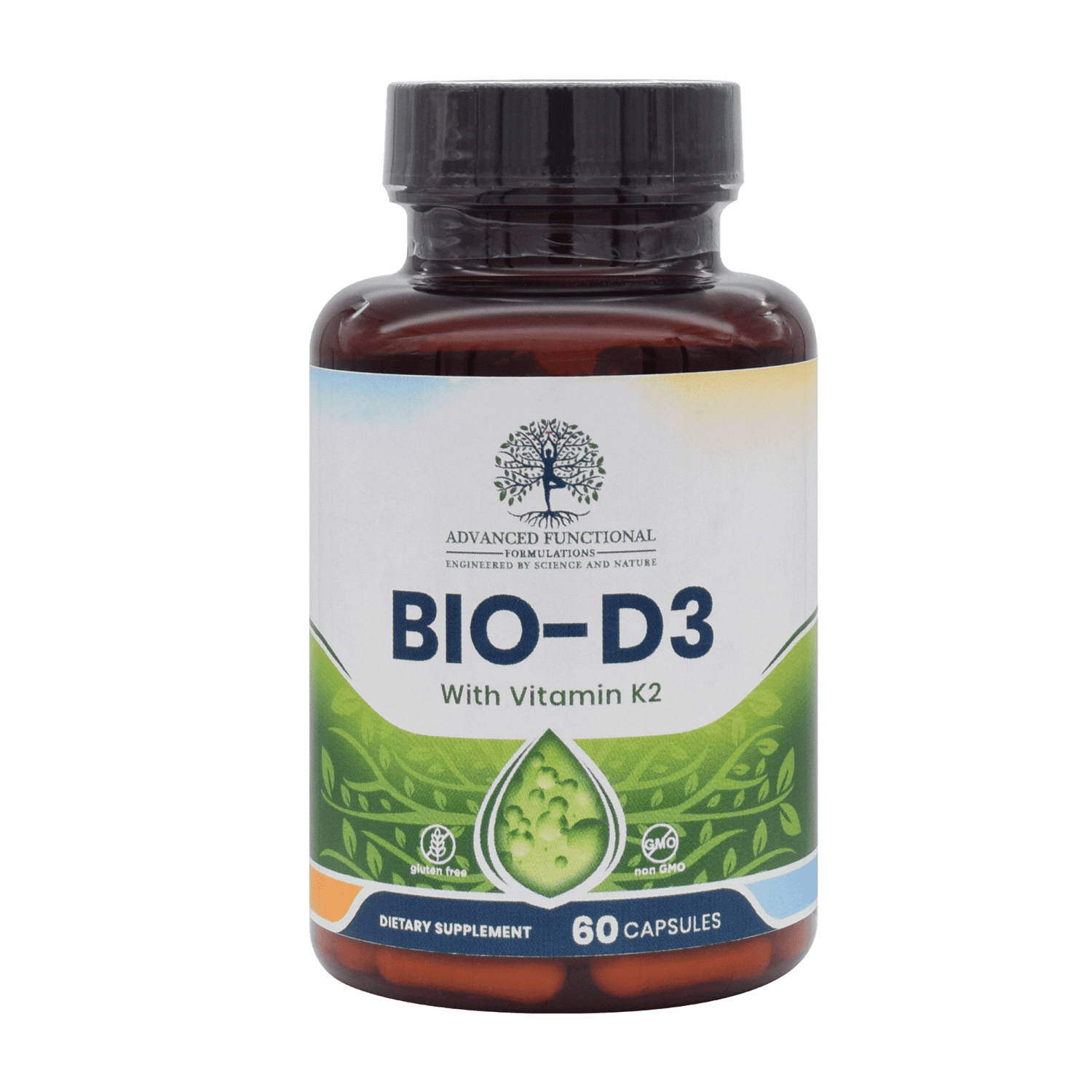 Bio-D3 with K2 (mk-7) and Bioperine (medical grade vitamin D3 ) by Advanced Functional Medicine Supplements