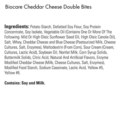 High Protein Cheddar Cheese Double Bites by Biocare