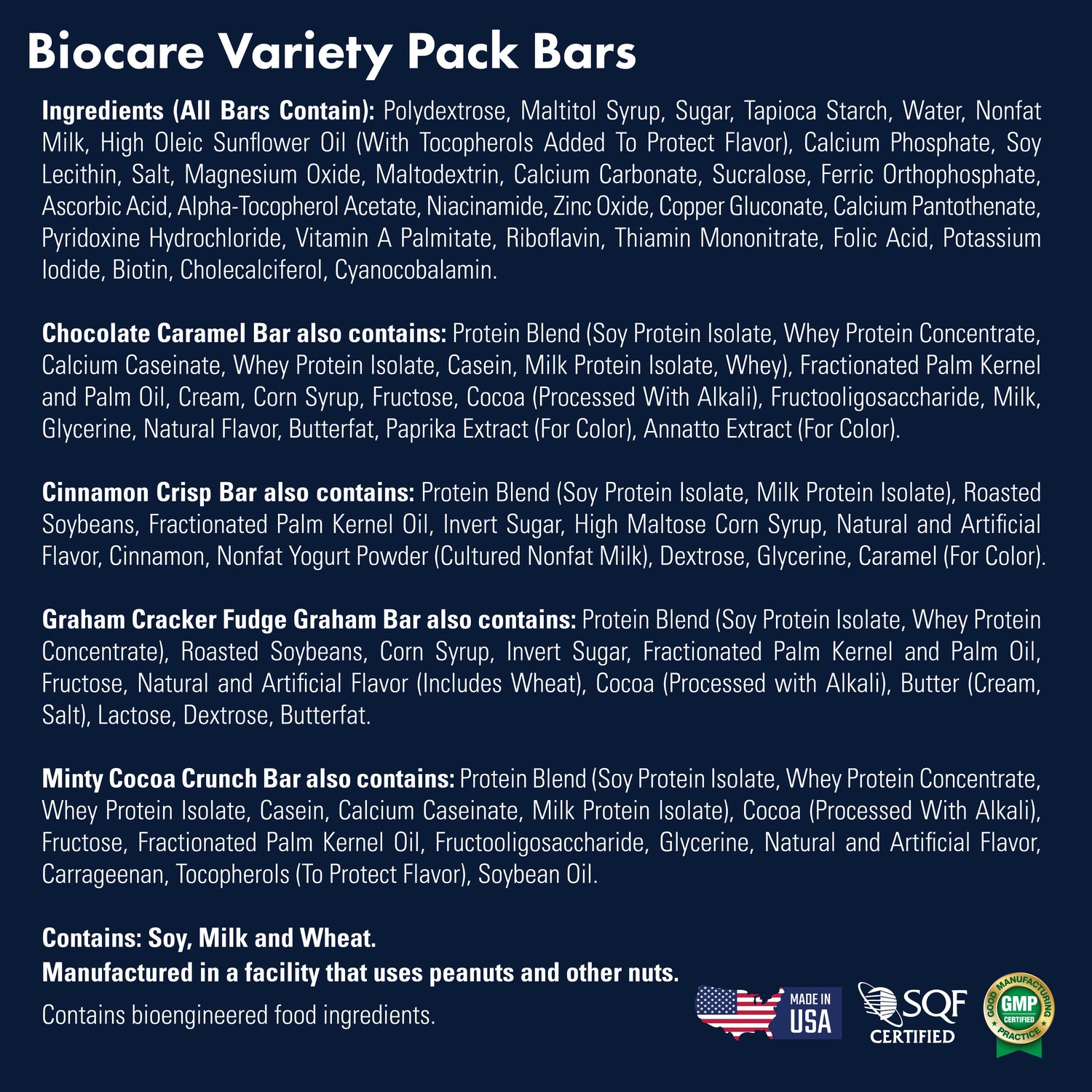 15G Protein Bars Variety Pack (7-Count) by Biocare