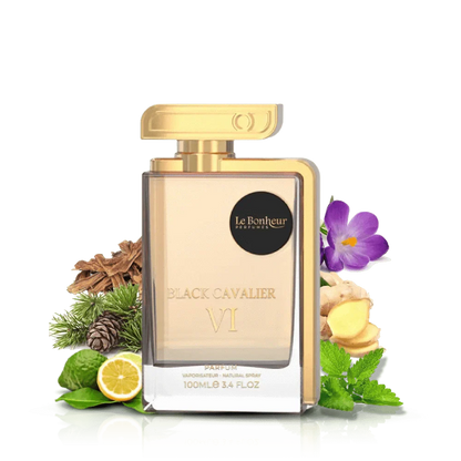 Black Cavalier VI By Le Bonheur For Men 3.4oz EDP Spray by perfumesandrea