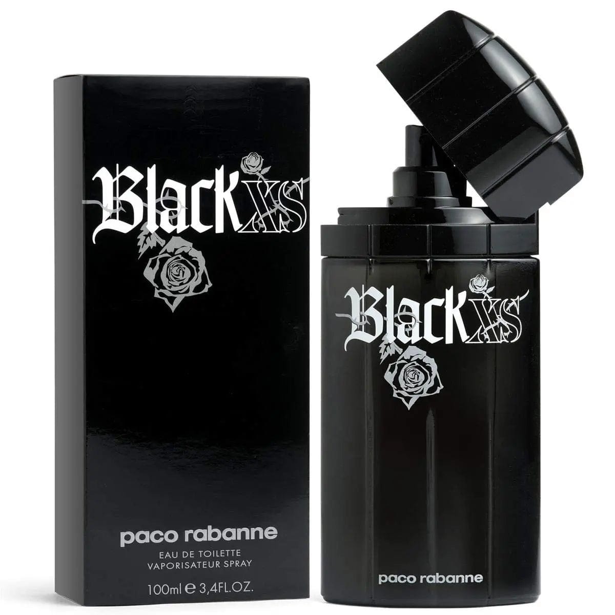 Black XS By Paco Rabanne For Men 3.4 oz EDT Spray by perfumesandrea
