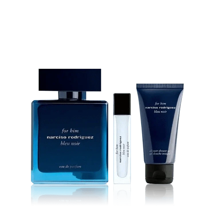 Bleu Noir By Narciso Rodriguez For Him 3.4oz 3pc Gift Set Spray by perfumesandrea